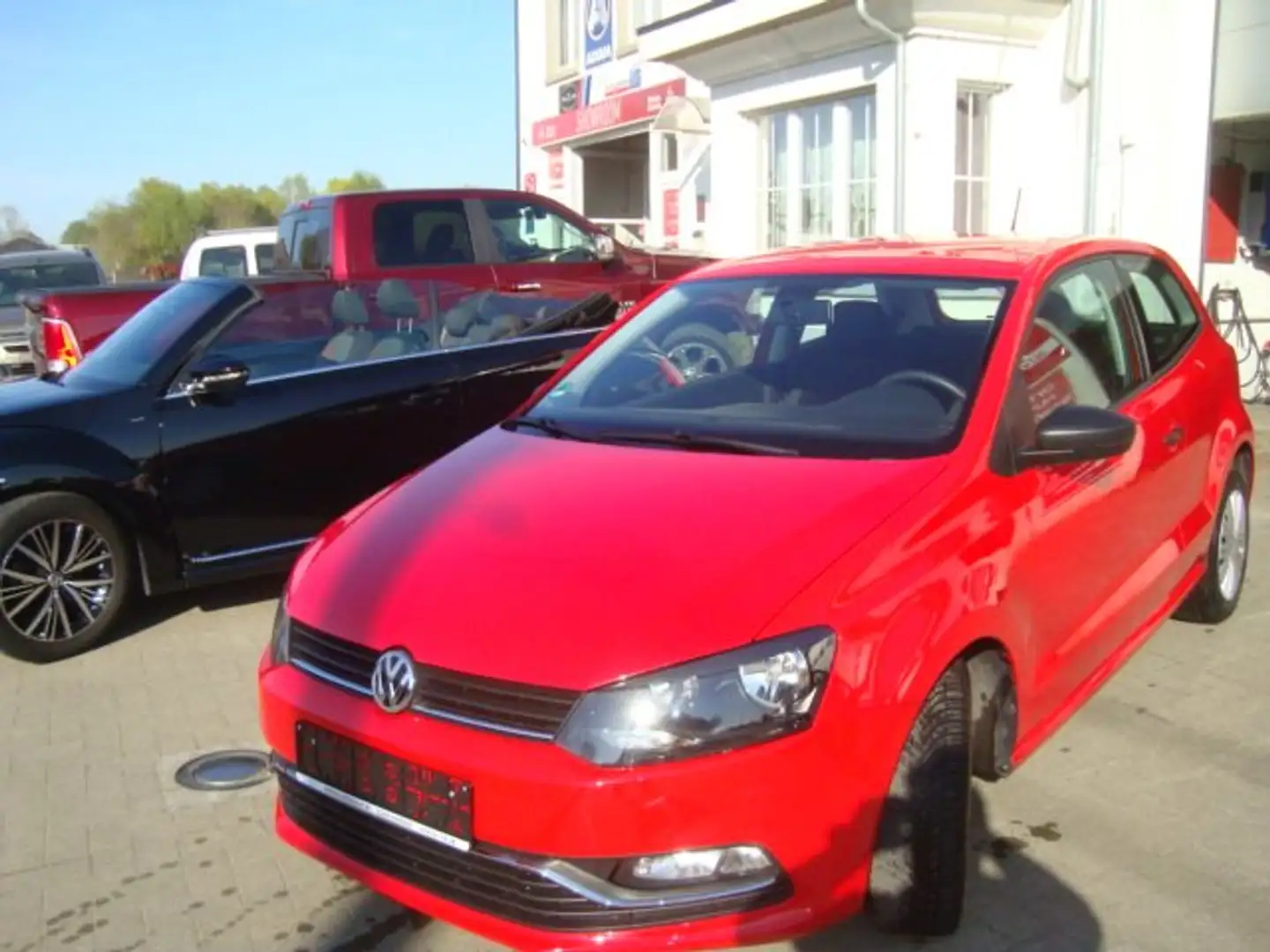 Volkswagen Polo 1.0i Trendline !!57886 KM SEULEMENT AIRCO!!! Rouge - 1