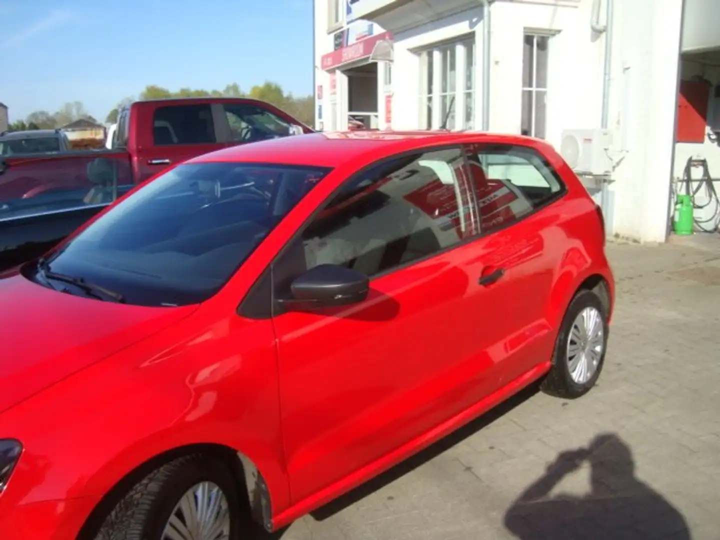 Volkswagen Polo 1.0i Trendline !!57886 KM SEULEMENT AIRCO!!! Rouge - 2
