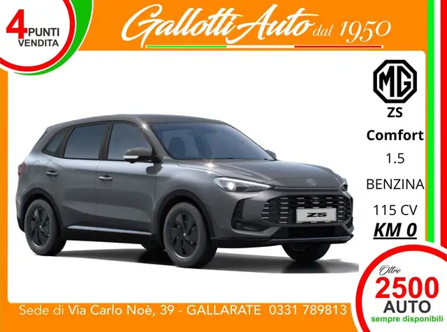 MG ZS Comfort 1.5 benzina 115cv