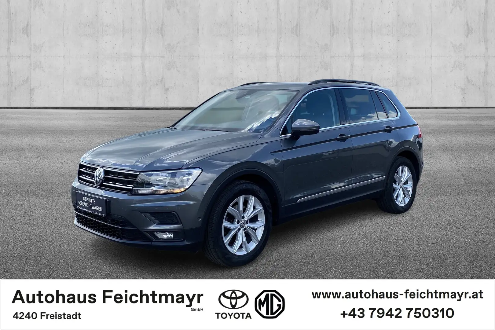 Volkswagen Tiguan 2,0 TDI SCR 5t. Comfortline Grijs - 1