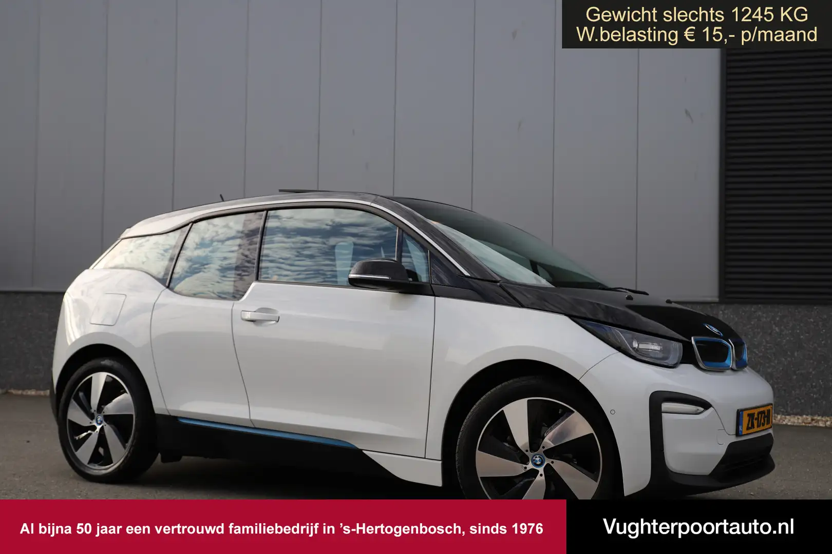 BMW i3 Executive 120Ah 42 kWh/Sunroof/Navi-pro/Camera/W-p Wit - 1