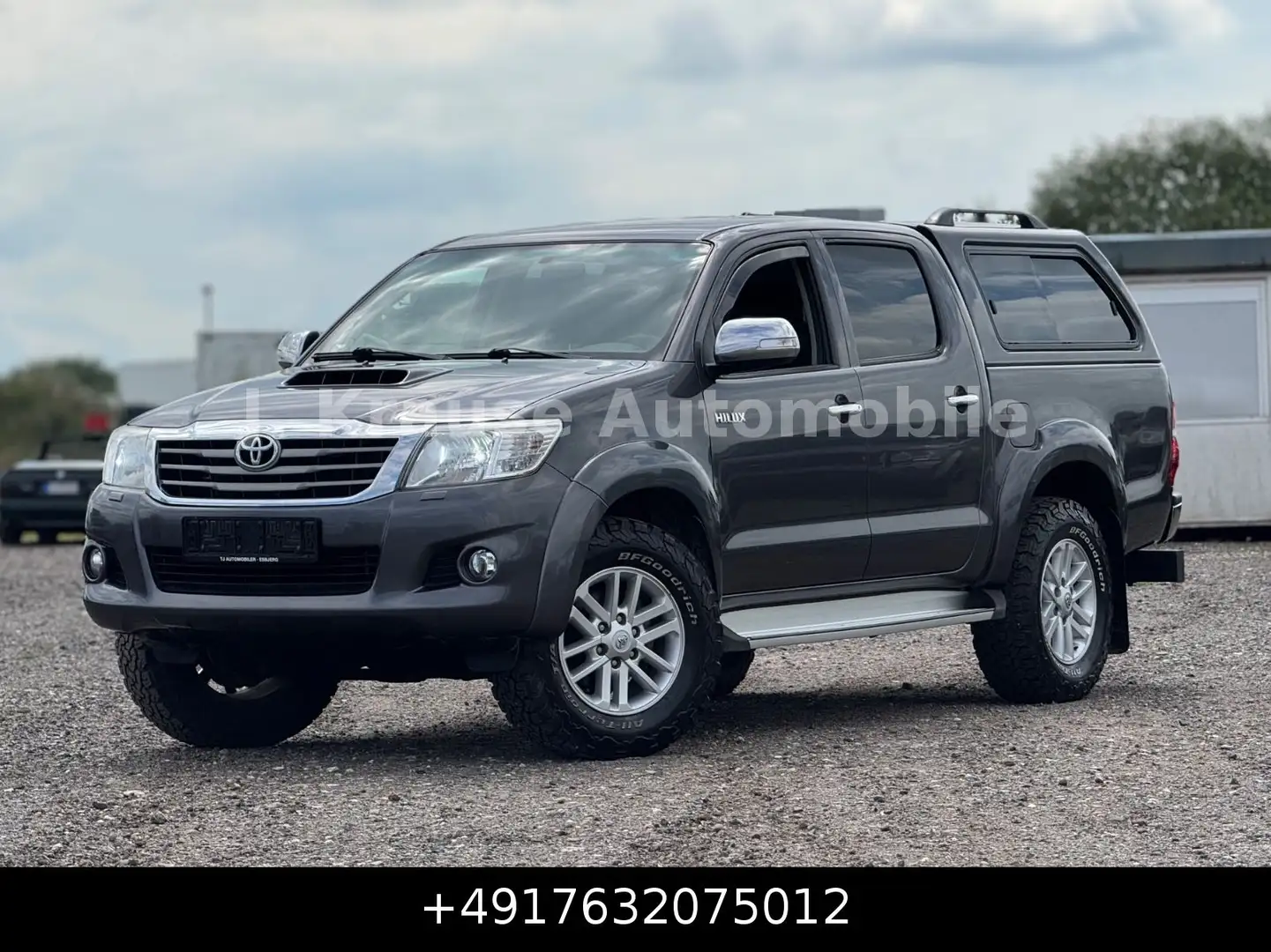 Toyota Hilux Double Cab 4x4 2.5 D-4D Klima AHK SHZ Kam Grey - 1