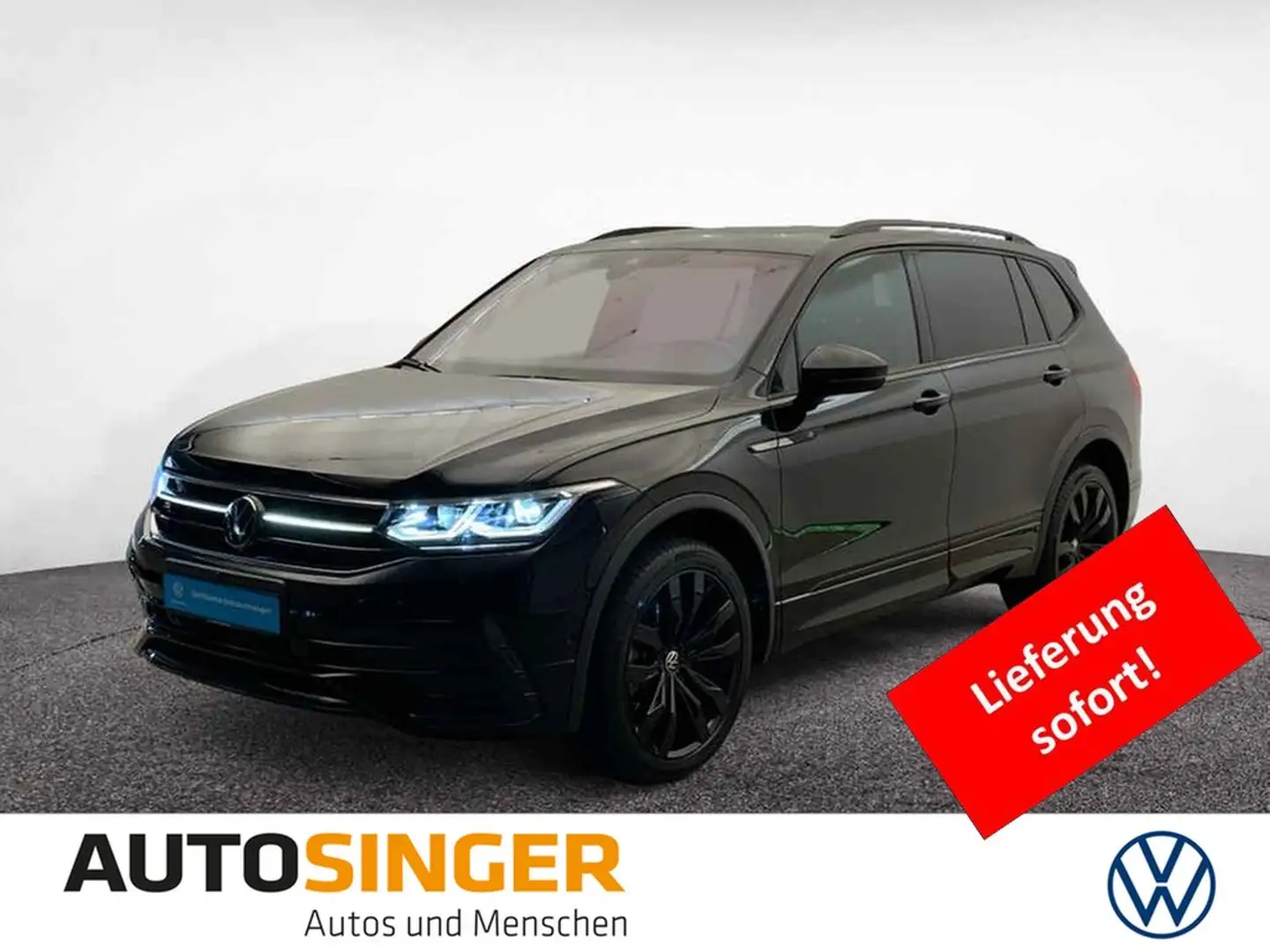 Volkswagen Tiguan Allspace R-Line TSI 4M 7-S LEDER*PANO*STDHZ Černá - 1
