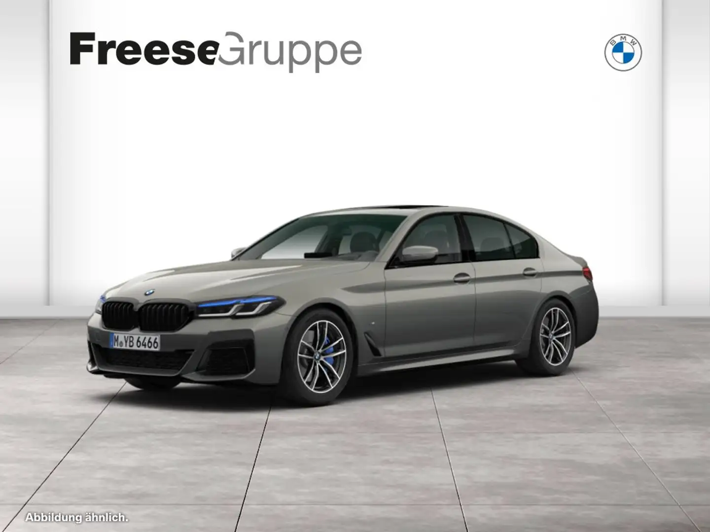 BMW 520 d Limousine Bowers & Wilkins Glasdach Standheizung Grijs - 1
