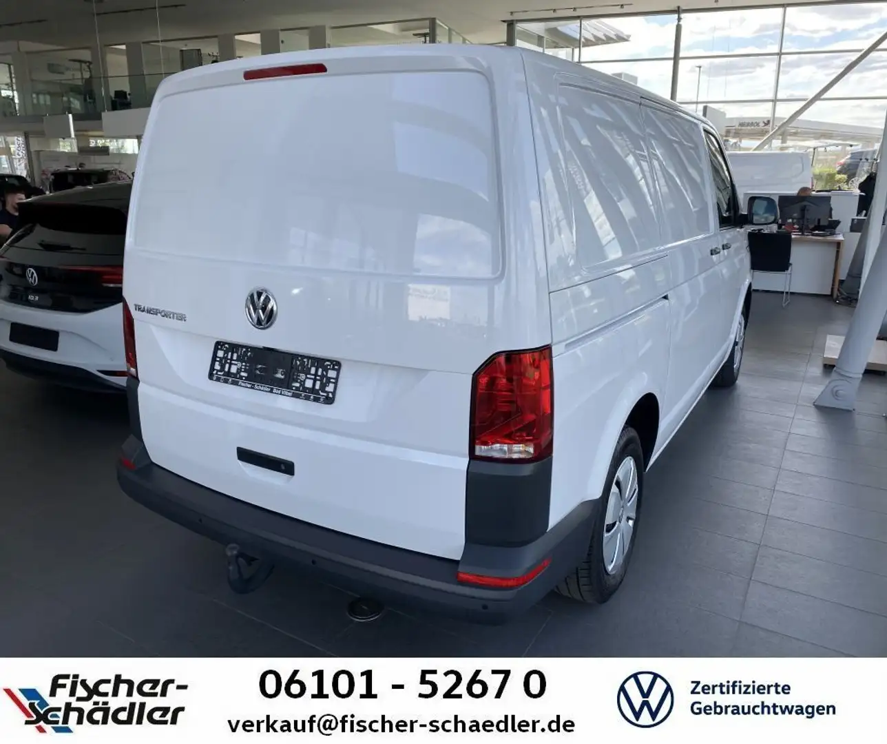 Volkswagen T6 Transporter 2.0TDI*AHK*L1H1*Klima*RearView* Weiß - 2