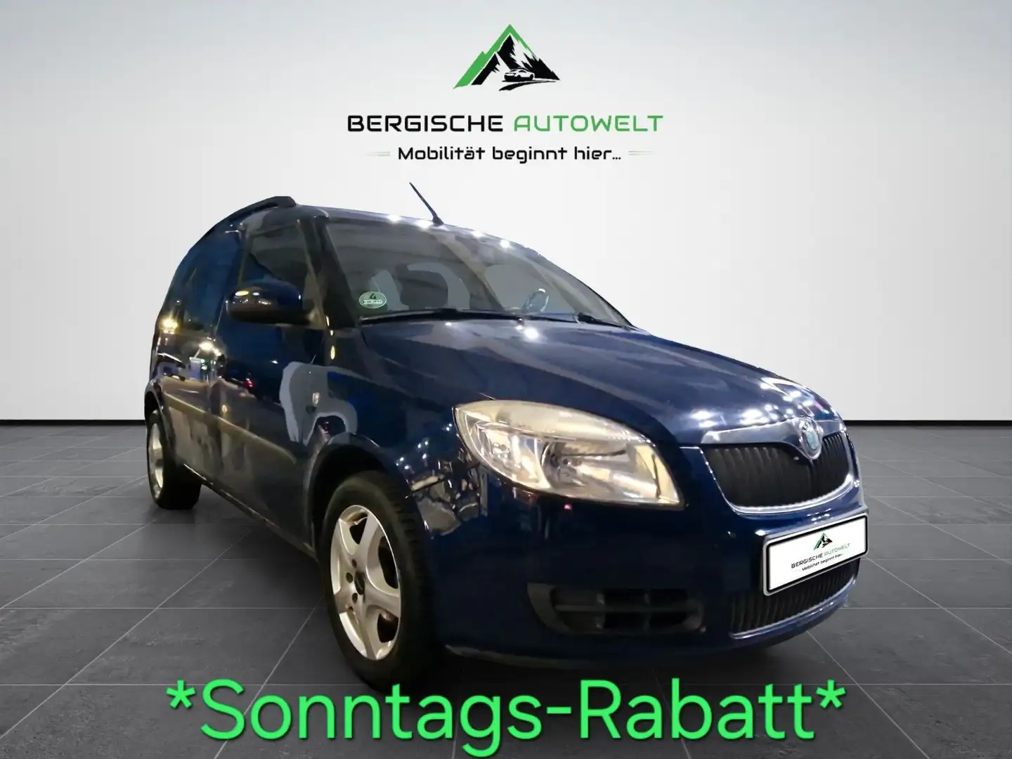Skoda Roomster ROOMSTER STYLE/TÜV/KLIMA/ALUFELGEN/ISOFIX Blau - 1