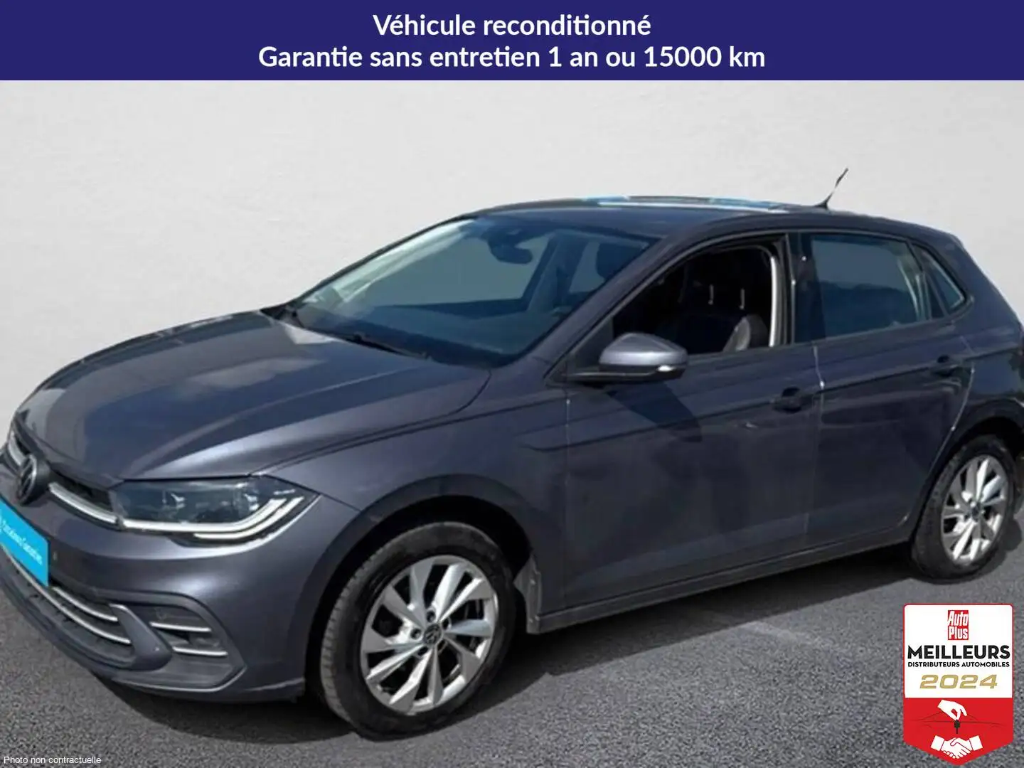 Volkswagen Polo 1.0 tsi 95 s\u0026s dsg7 style Gris - 1