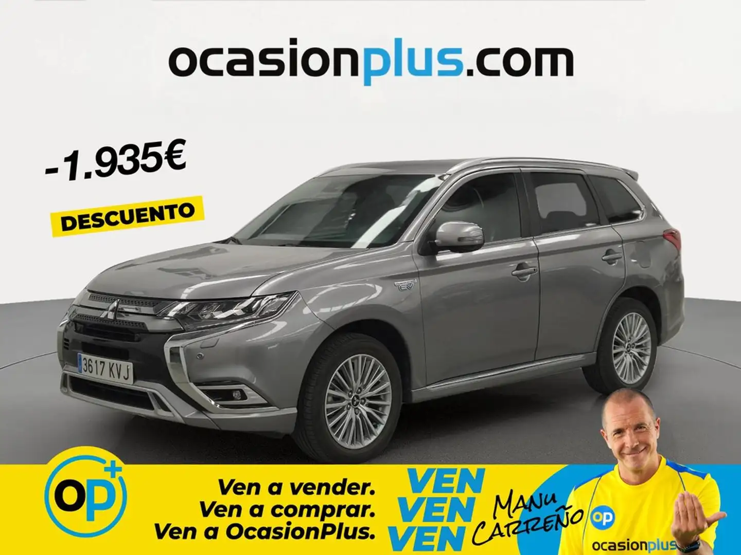 Mitsubishi Outlander PHEV Kaiteki 4WD Gris - 1