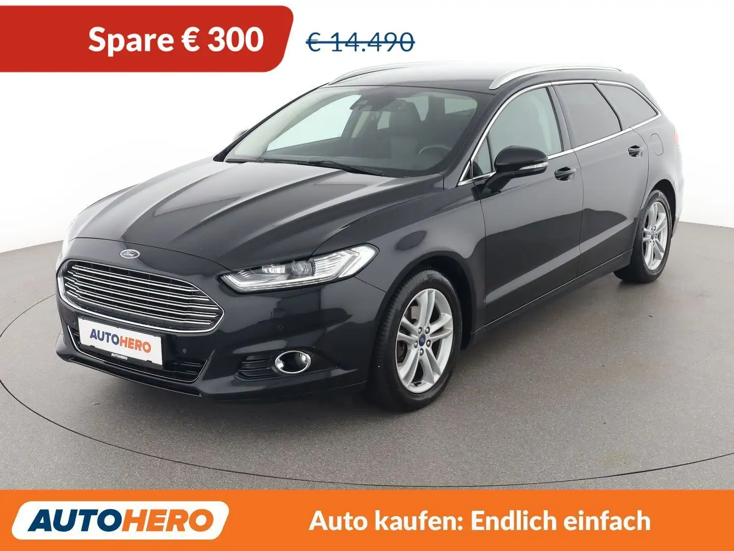 Ford Mondeo 2.0 TDCi Titanium Schwarz - 1