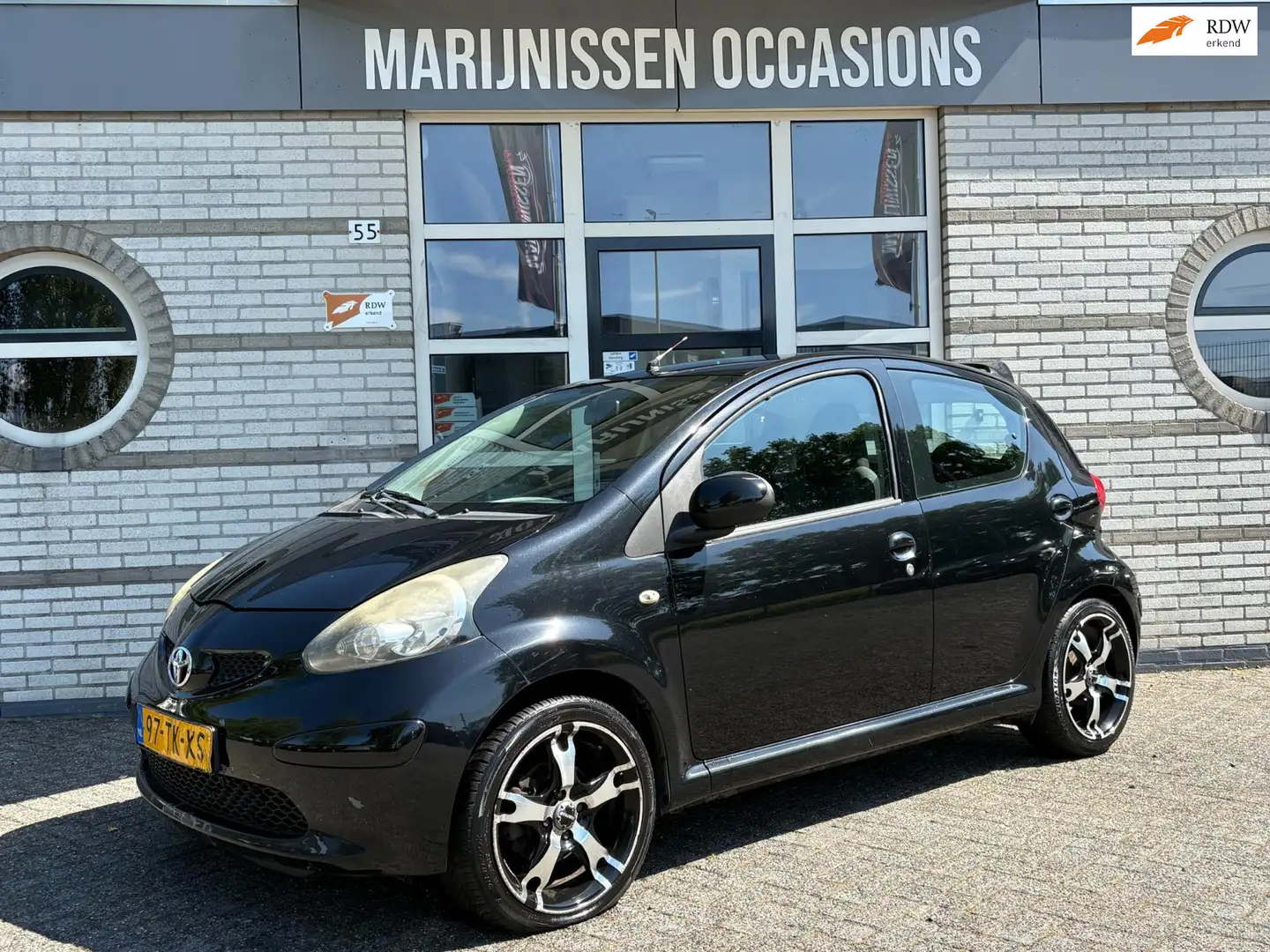 Toyota Aygo 1.0-12V + |AIRCO,LM VELGEN,ELEK PKT| Noir - 1