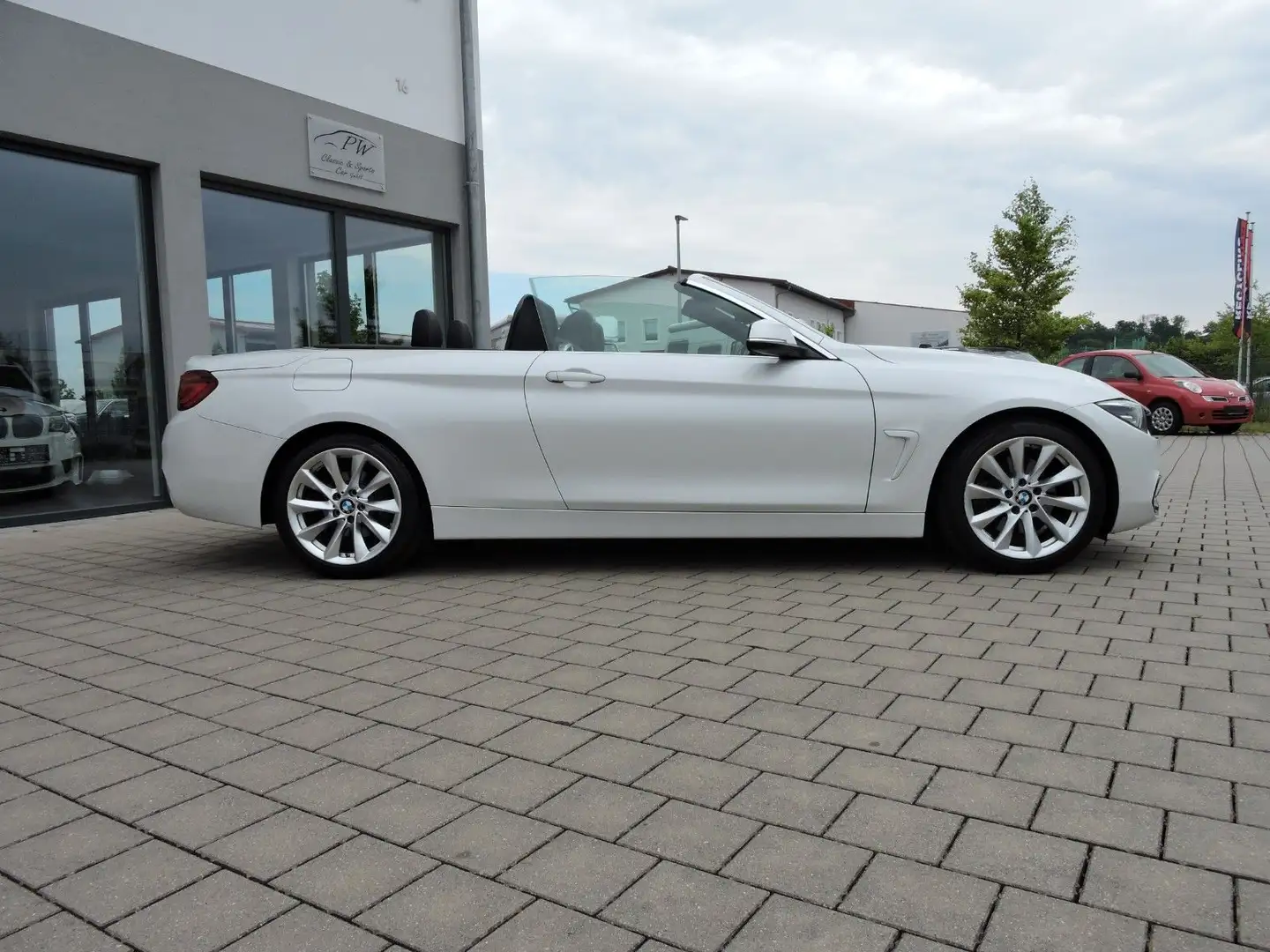 BMW 430 i Sport Line, Klima, Leder, Navi, 28 Tsd Km Bílá - 2