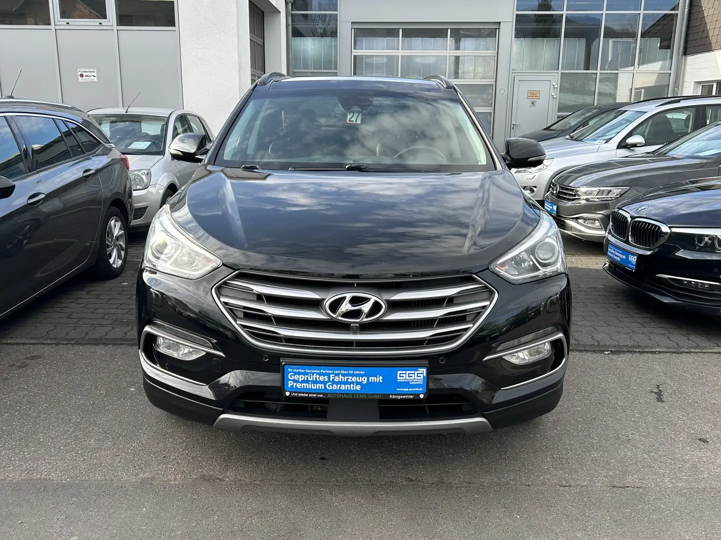 Hyundai SANTA FE blue 25 Jahre 4WD Pano Leder Memory Noir - 2