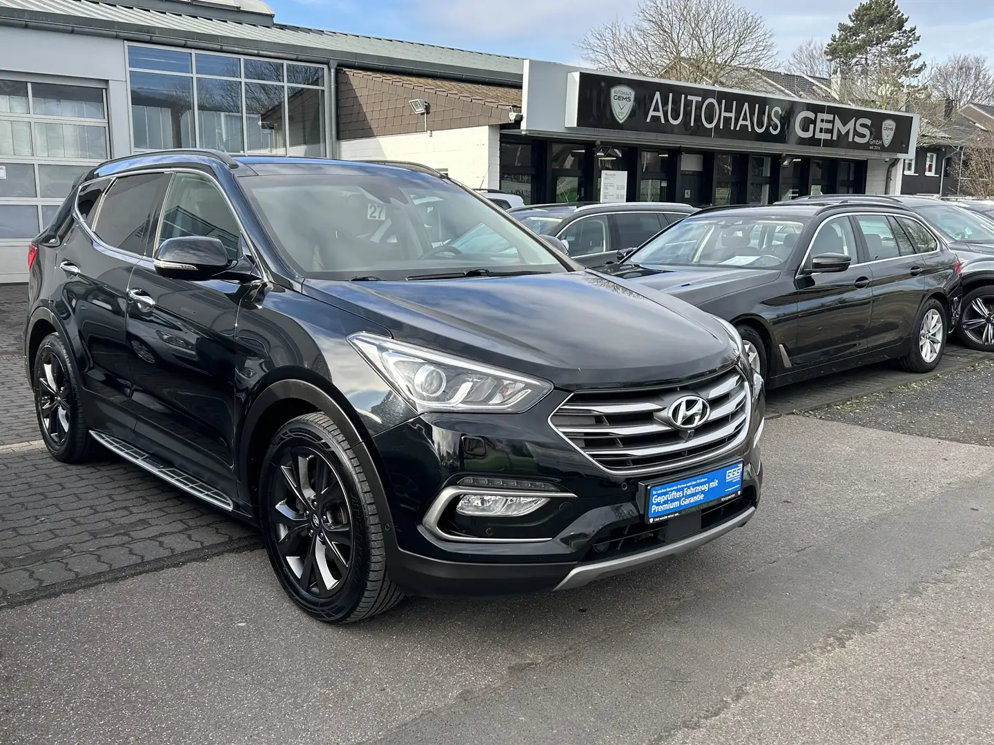 Hyundai SANTA FE blue 25 Jahre 4WD Pano Leder Memory Noir - 1