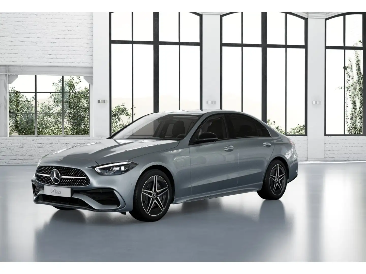 Mercedes-Benz C 200 d +AMG+Night+360°+Ambiente+Memory+Lenkheiz Argent - 1