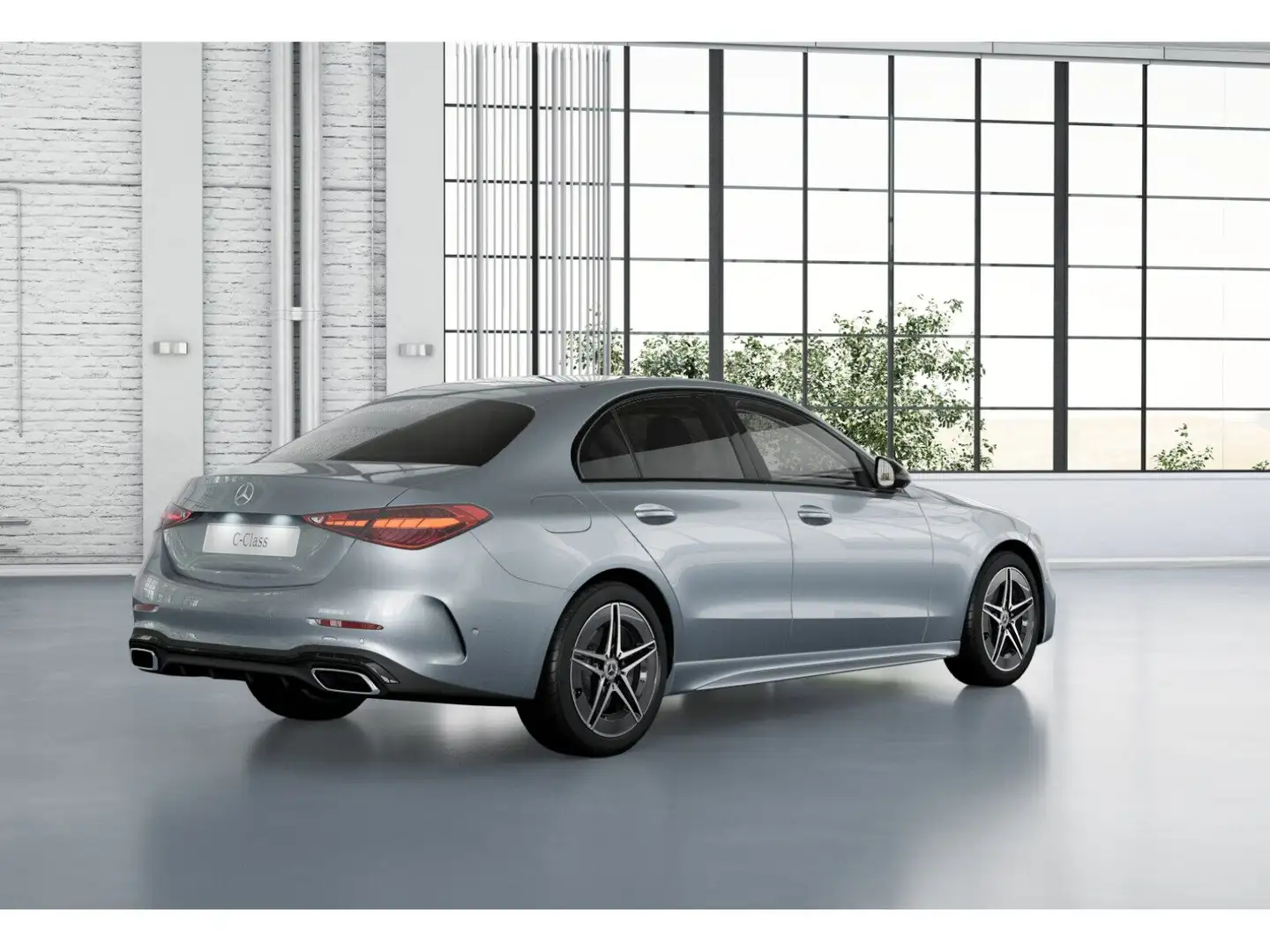 Mercedes-Benz C 200 d +AMG+Night+360°+Ambiente+Memory+Lenkheiz Argent - 2