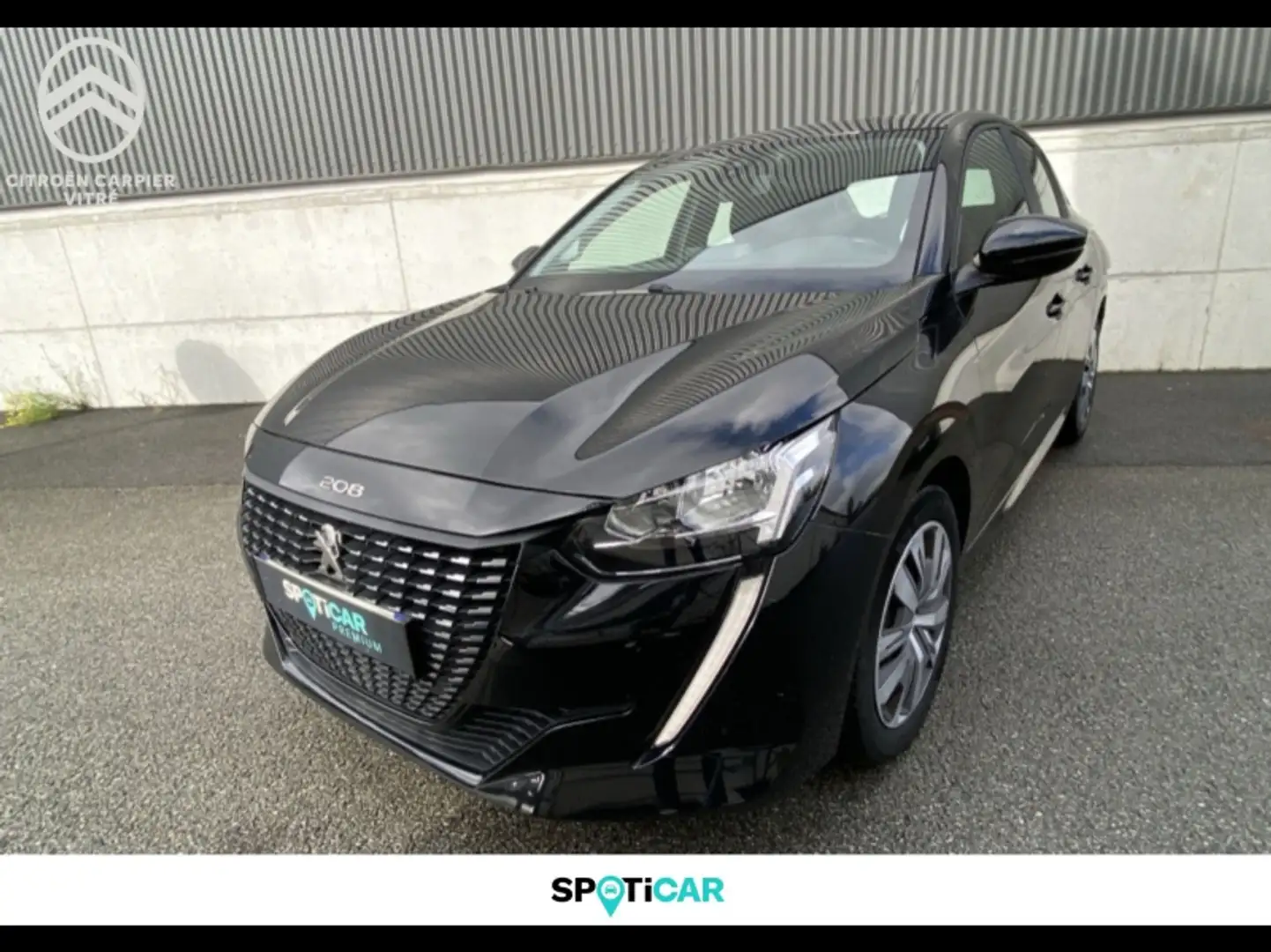 Peugeot 208 1.2 PureTech 100ch S\u0026S Active Noir - 1