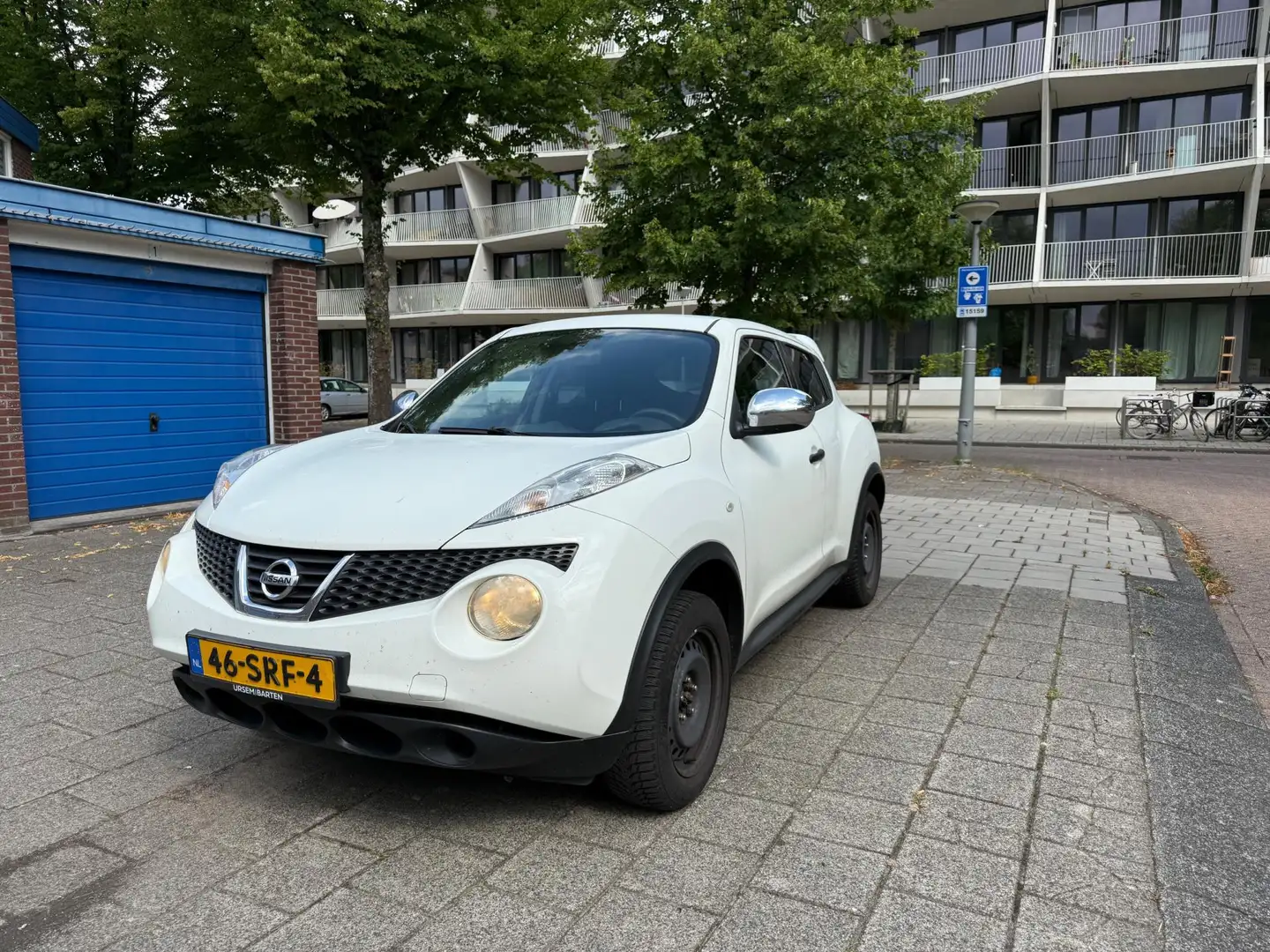 Nissan Juke 1.6 Visia Eco Airco NW APK Snow White Wit - 1