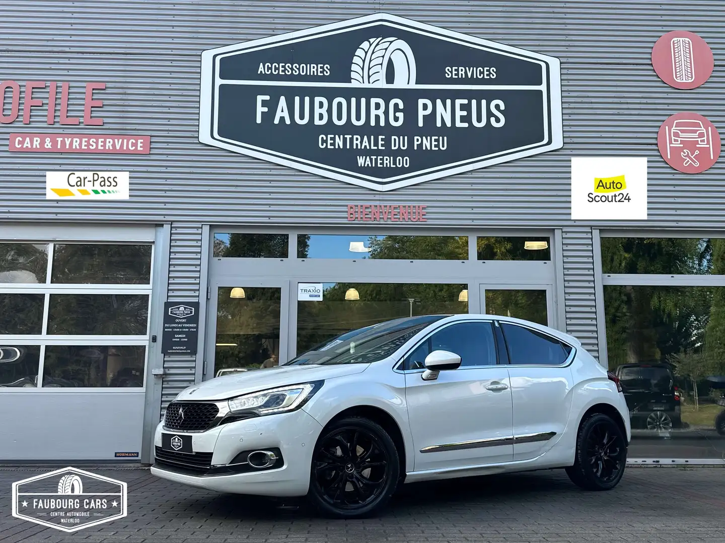 DS Automobiles DS 4 *1.6*121-kw*HISTORIQUE-100%-DS*CAMERA*CUIR* Weiß - 1
