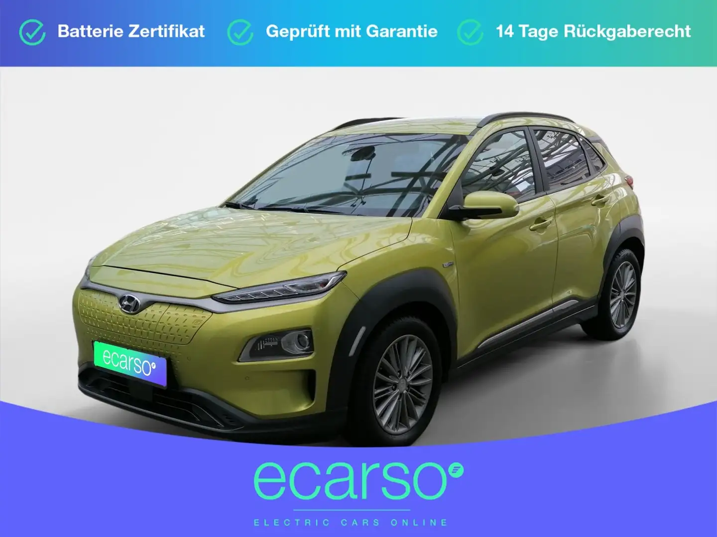 Hyundai KONA Kona Elektro 64kWh Level 5 VERKAUFT !! Gelb - 1