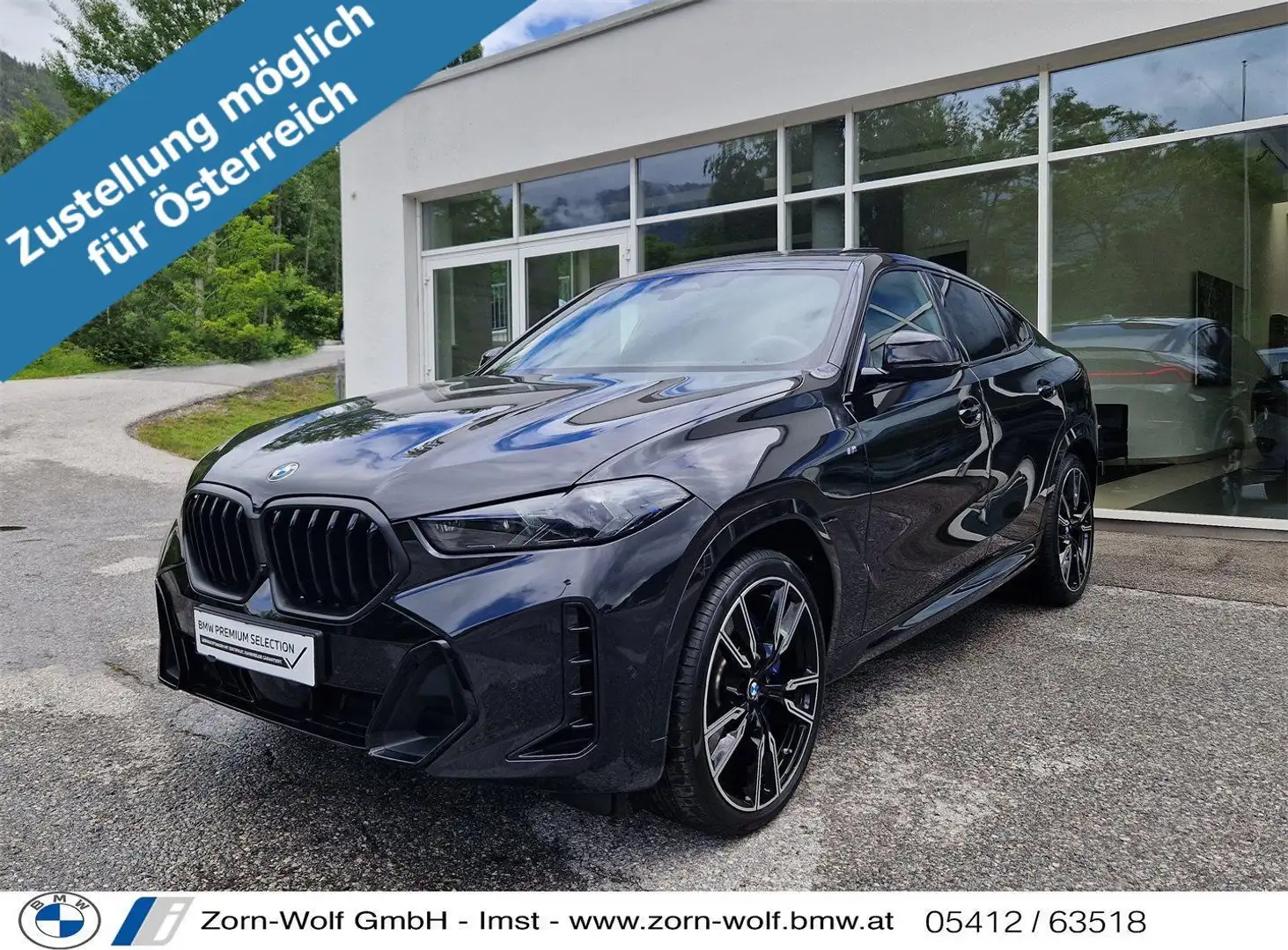 BMW X6 xDrive40d Noir - 1