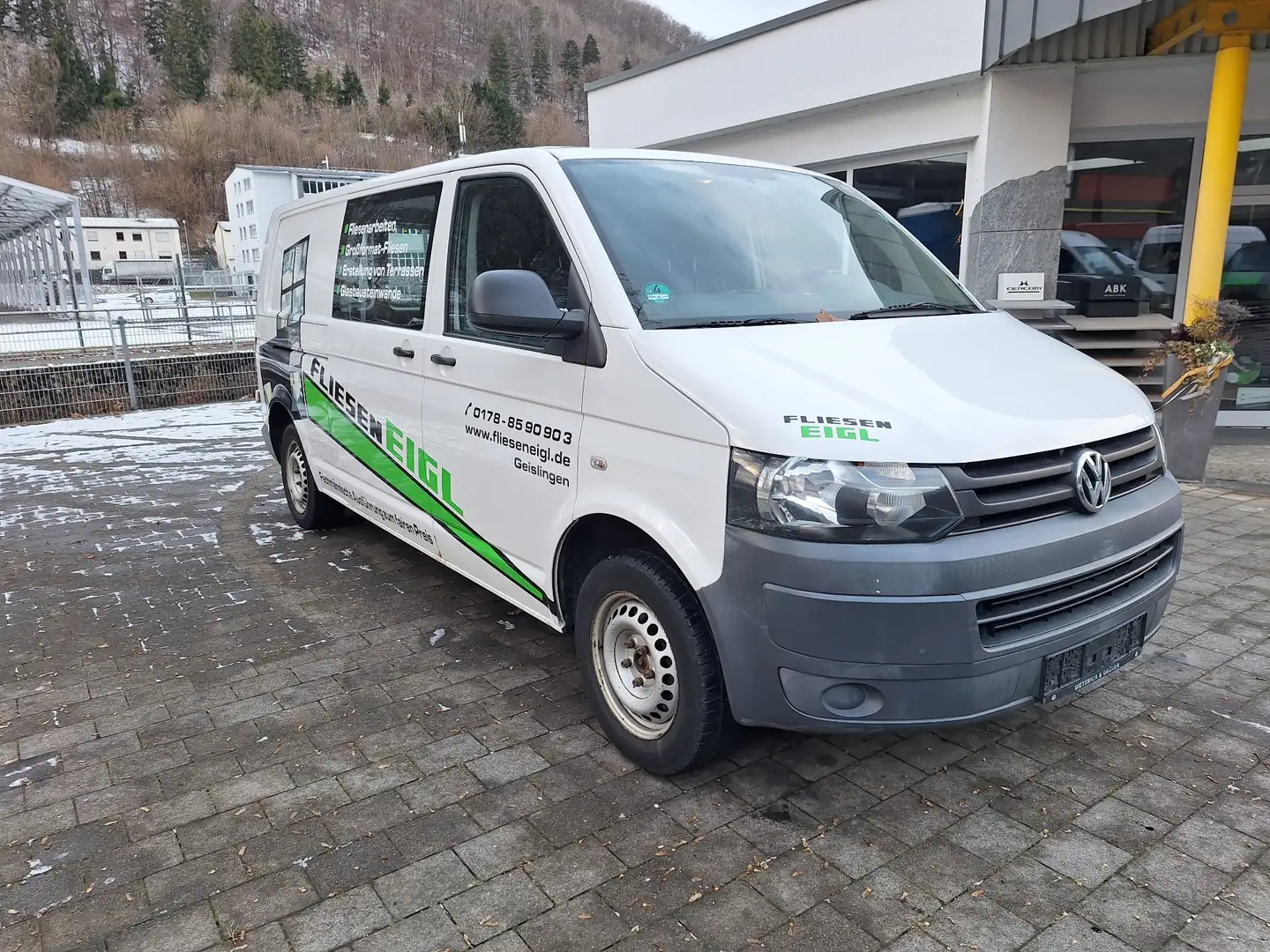 Volkswagen T5 Transporter Kasten lang Weiß - 1
