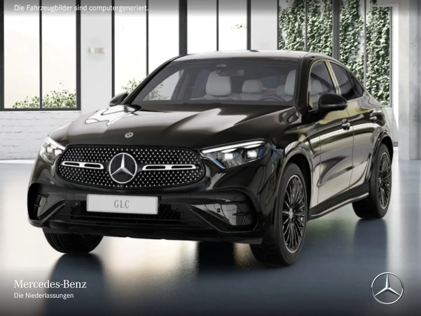 Mercedes-Benz GLC 200 4M AMG+NIGHT+360+TOTW+KEYLESS+9G Schwarz - 2