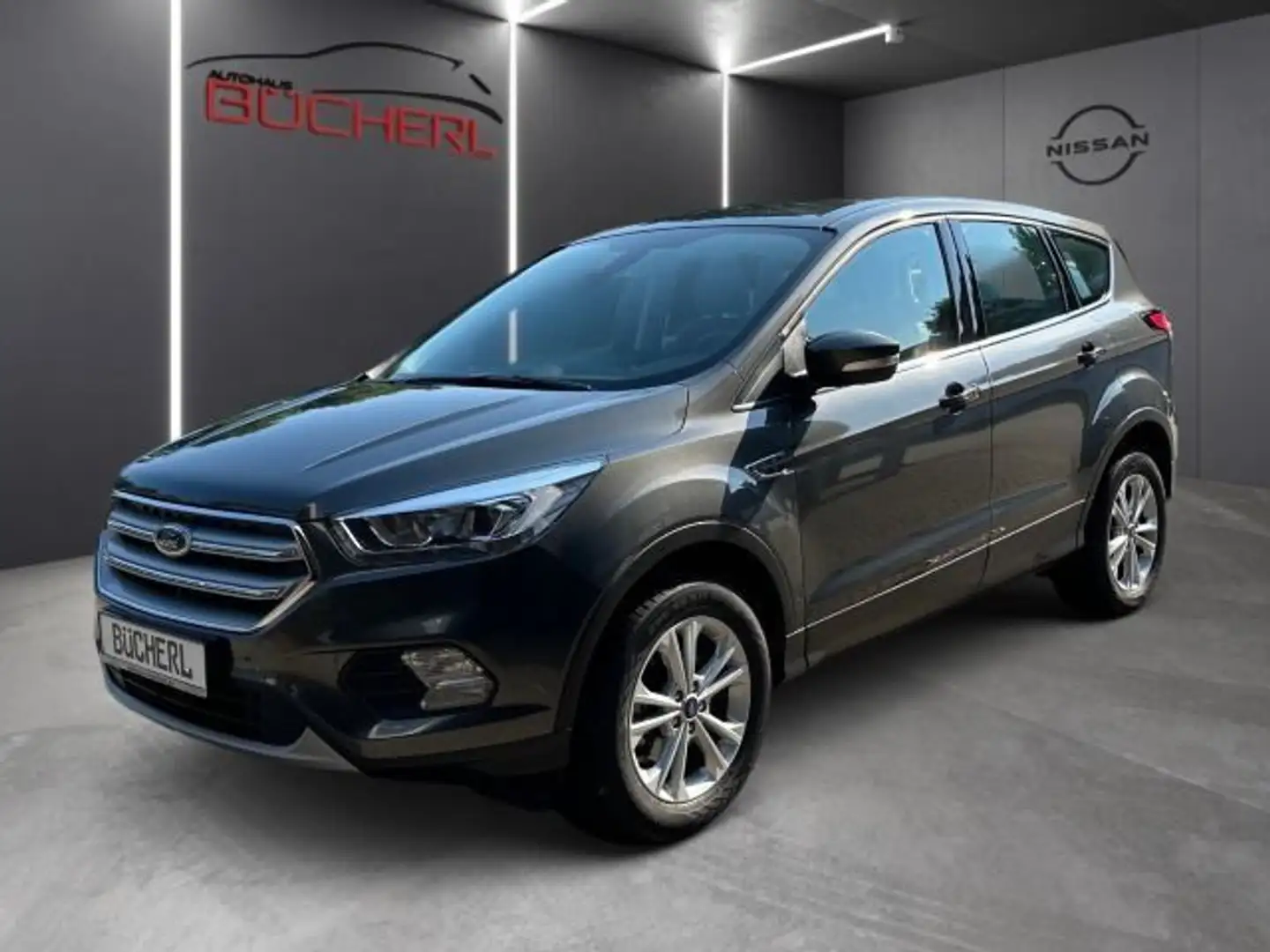 Ford Kuga Titanium, EcoBoost, schwenk. AHK, KLIMA Gris - 2