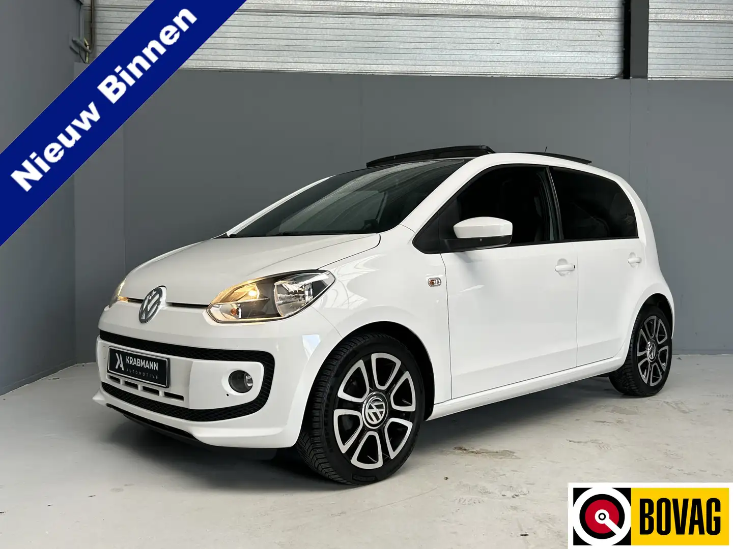 Volkswagen up! 1.0 high up! BlueMotion Navi|Pano|Airco Biały - 1