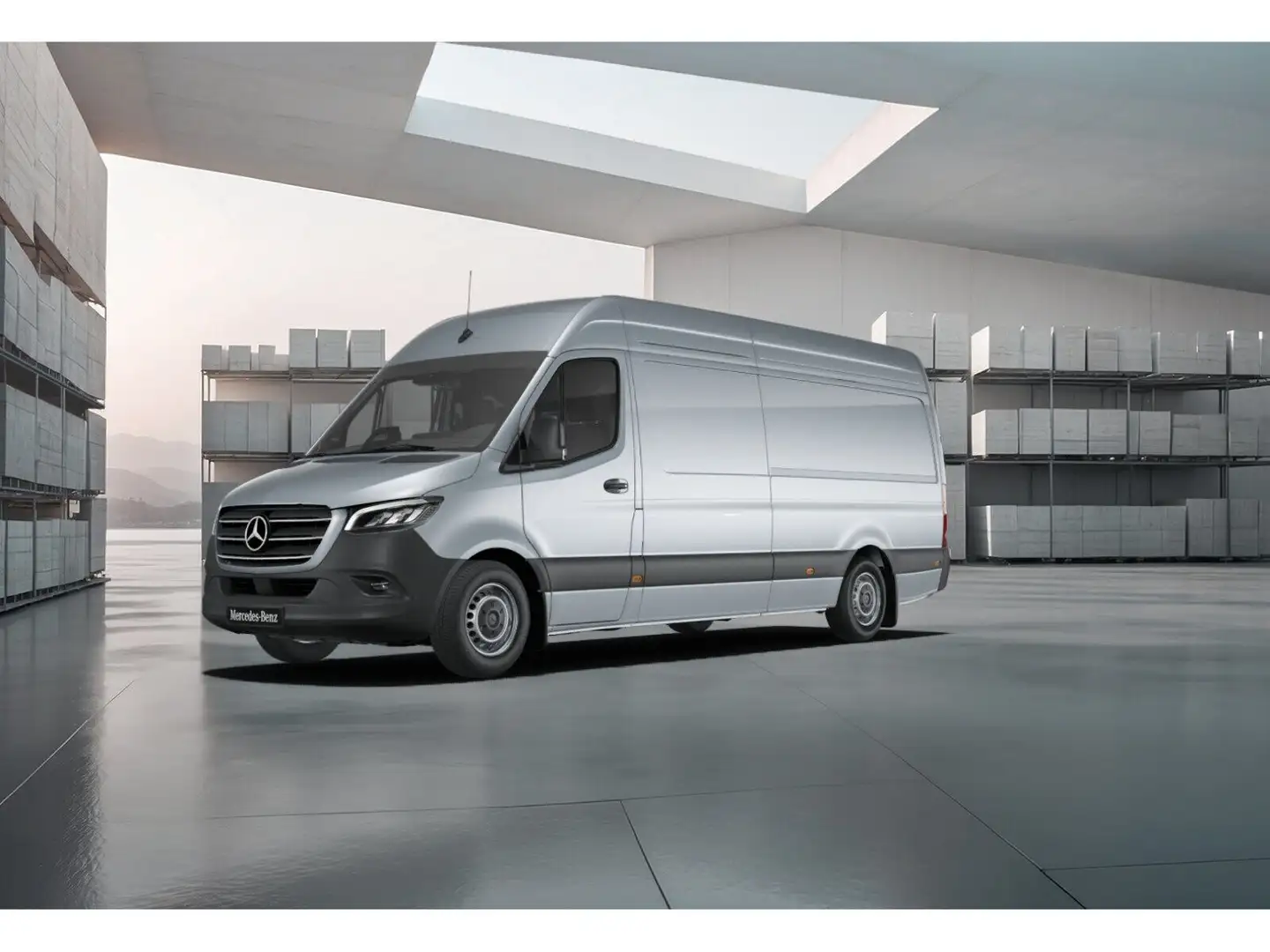 Mercedes-Benz Sprinter 317 CDI Kasten PRO Hochdach Aut. 4325 Silber - 1