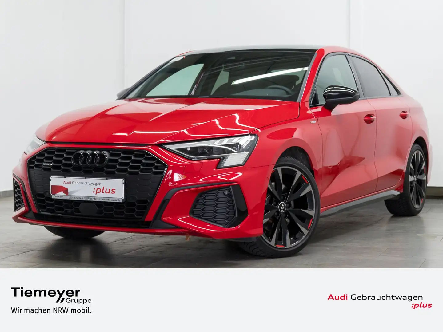 Audi A3 Limo 40 TDI Q 2x S LINE MATRIX BuO ACC S-SITZ Rot - 1