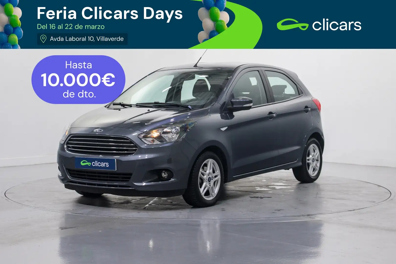 Ford Ka/Ka+ Ka+ 1.19 Ti-VCT White & Black Edition Gris - 1