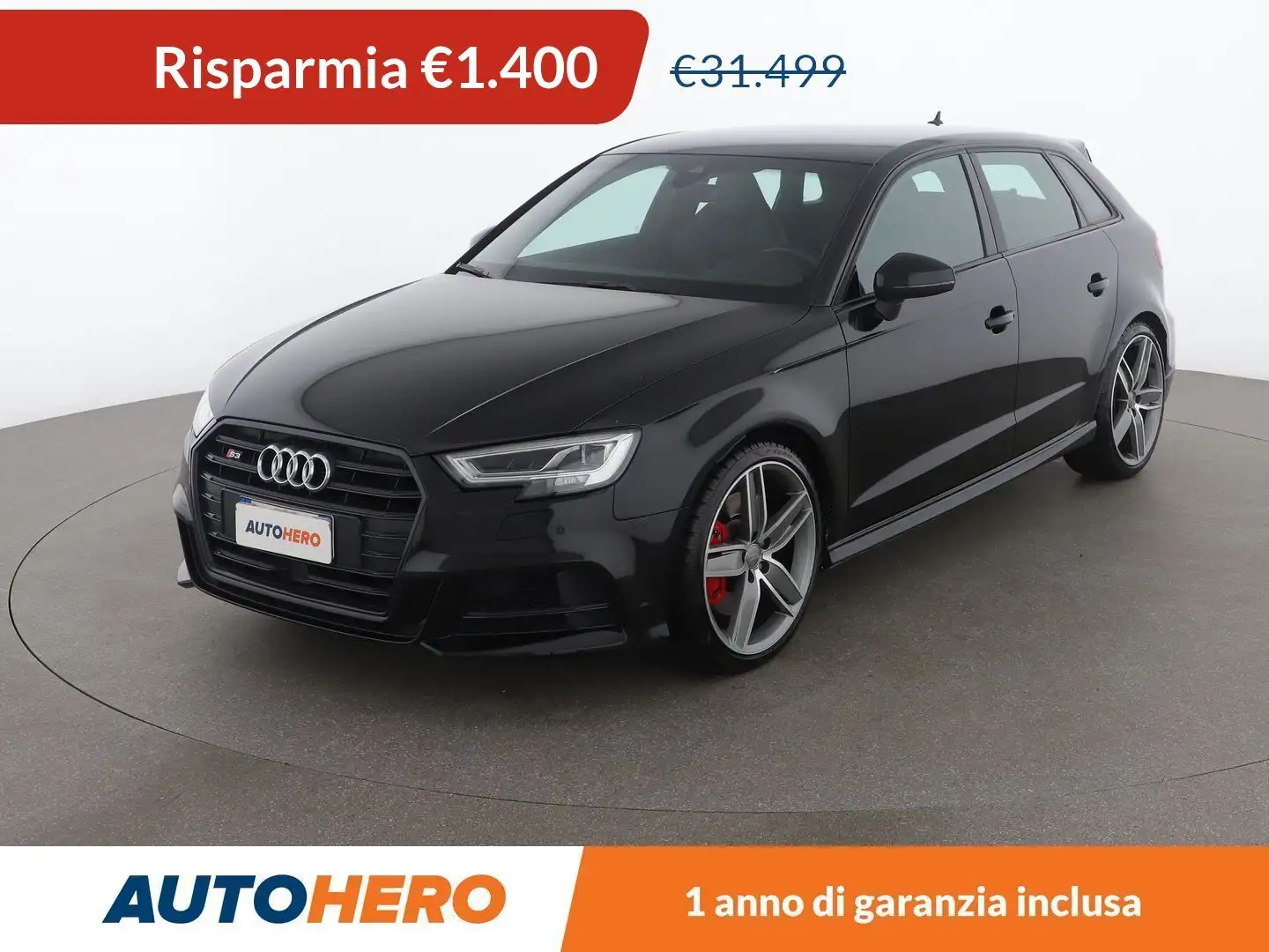 Audi S3 2.0 TFSI 300 CV S tronic quattro Nero - 1