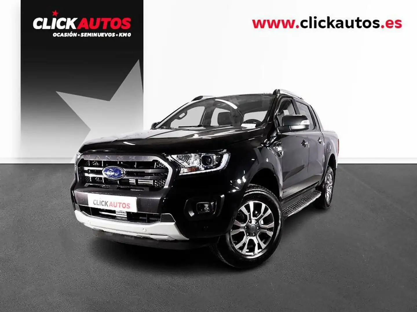 Ford Ranger 2.0 213CV Wildtrak AT Zwart - 1