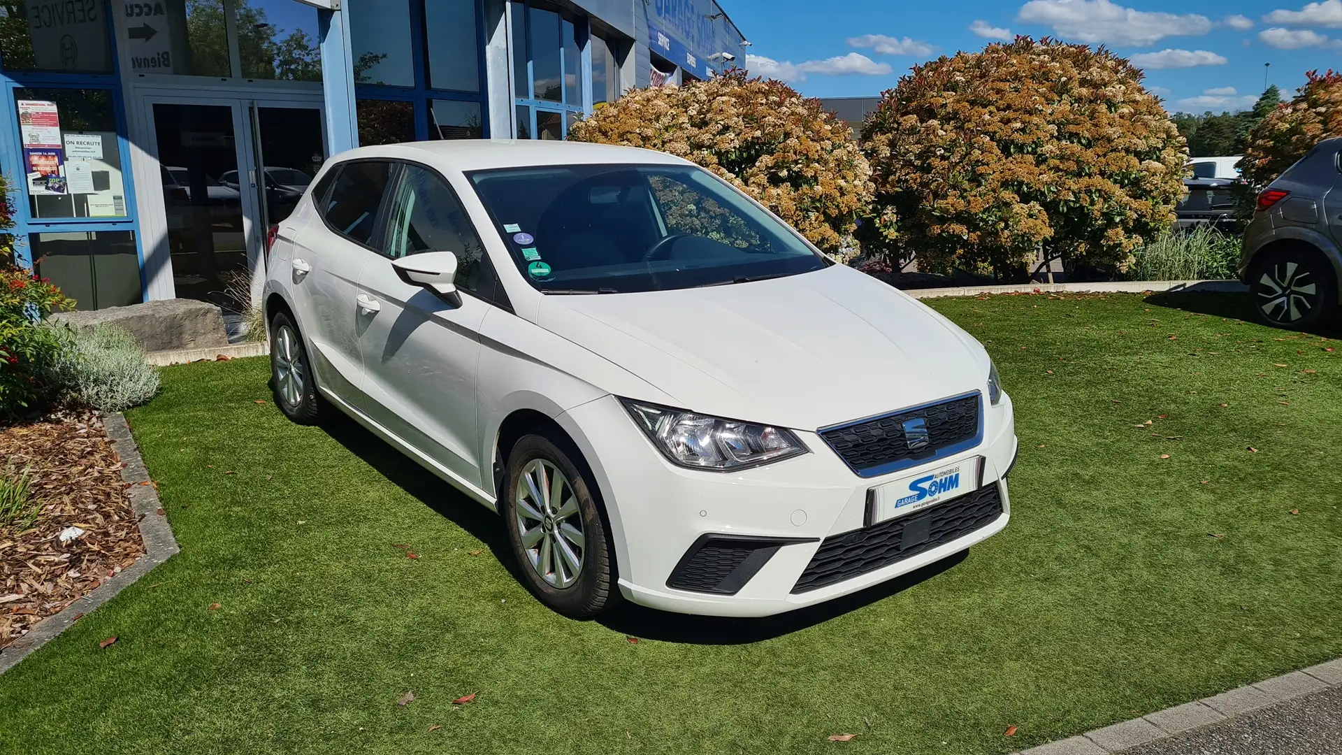 SEAT Ibiza 1.0 ECOTSI 95CH START/STOP STYLE EURO6D-T Blanc - 1