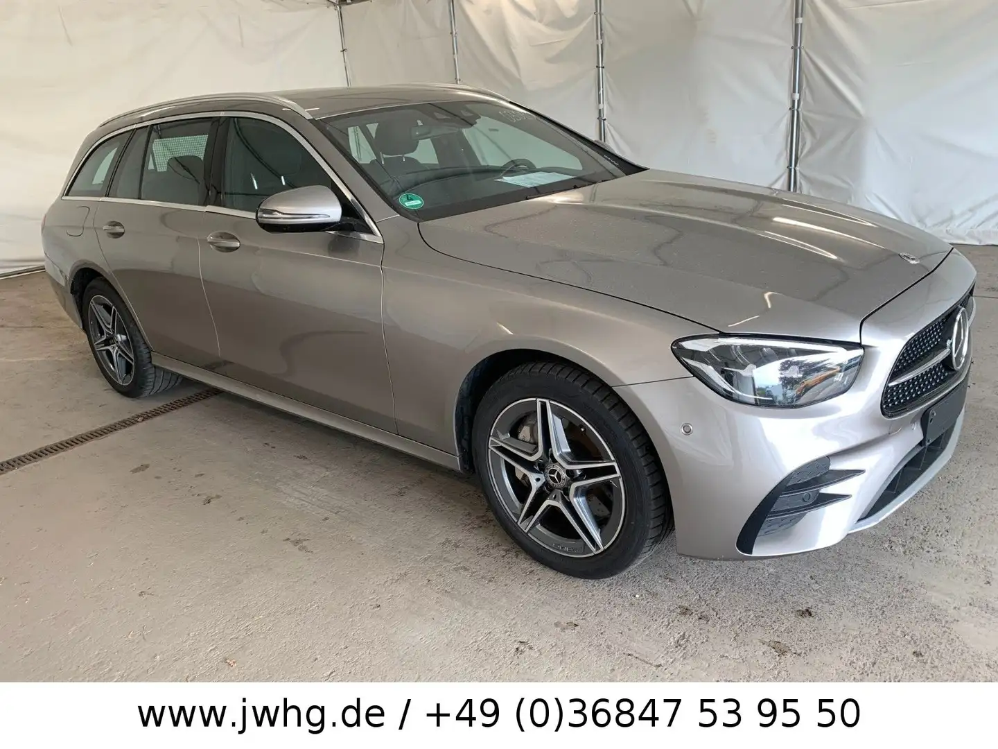 Mercedes-Benz E 300 de 4M Facelift AMG Line LED Widescr Distr+ Silber - 2