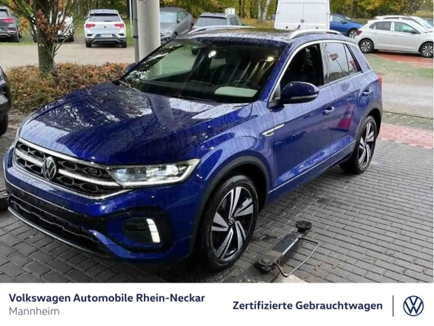 Volkswagen T-Roc 2.0 TSI R-Line DSG 4Motion Navi AHK Pano u Blau - 2