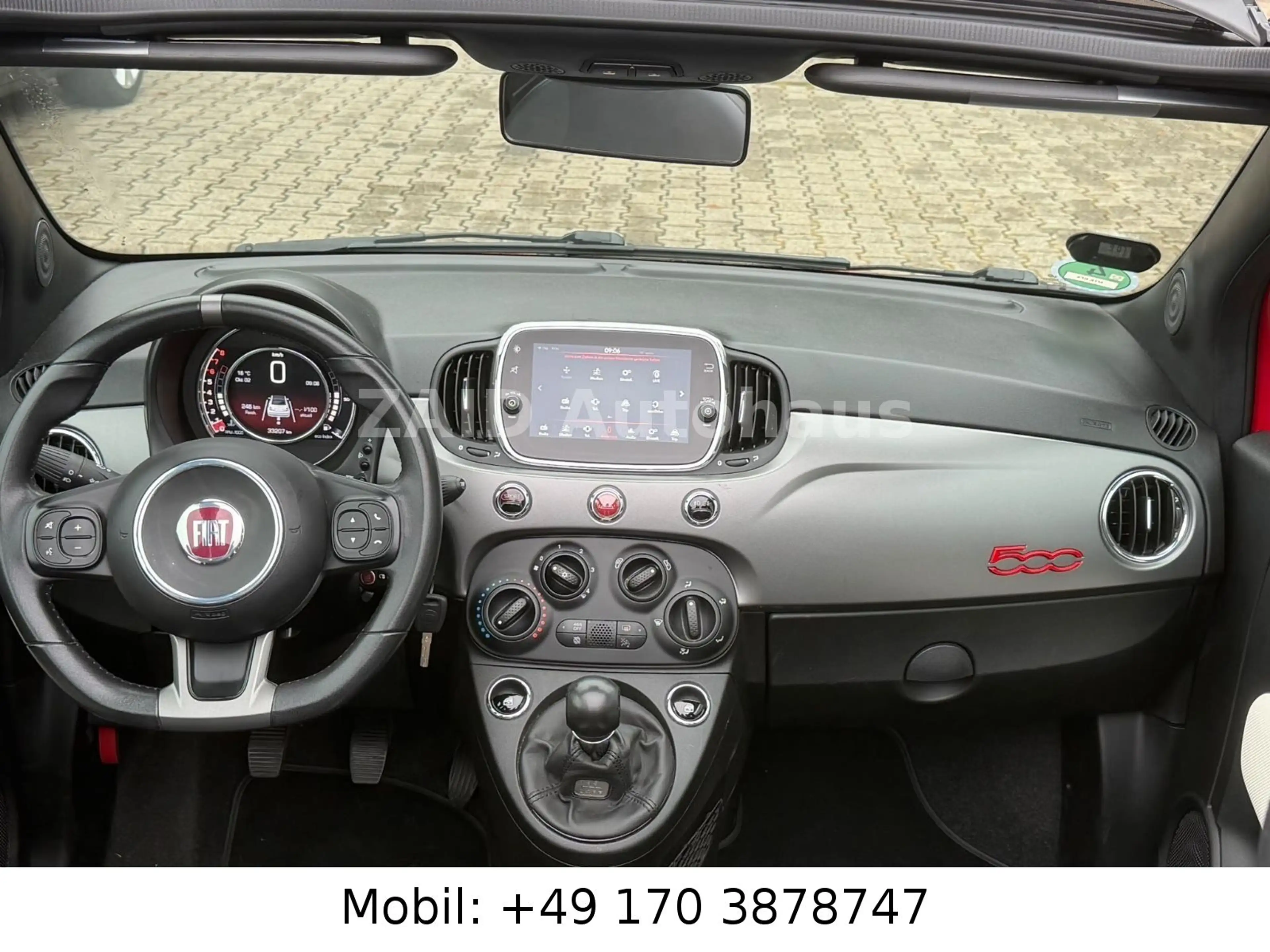 Fiat 500 500 S CABRIO*1HAND*LED*NAVI*PDC*33000KM — photo 12