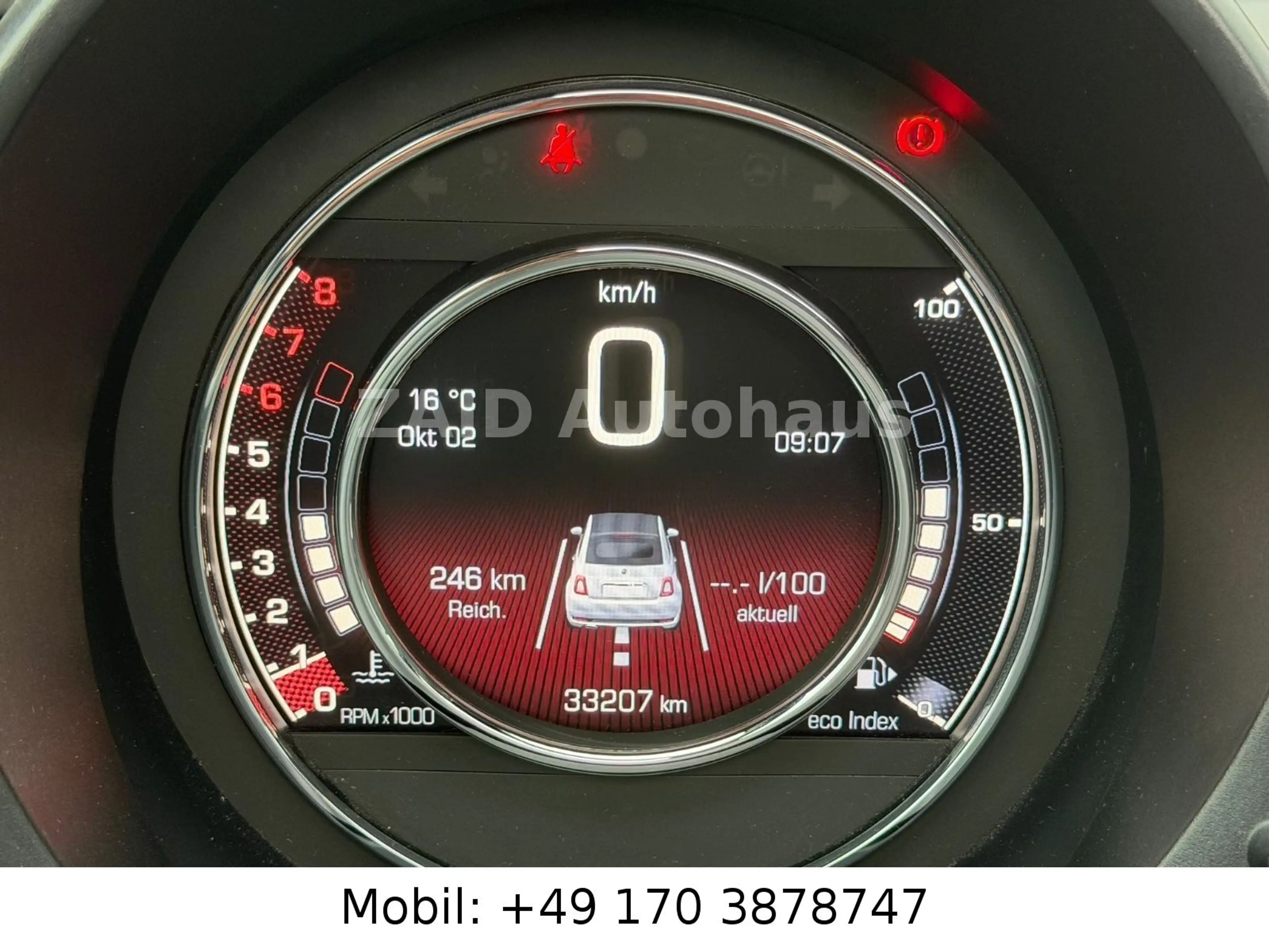 Fiat 500 500 S CABRIO*1HAND*LED*NAVI*PDC*33000KM — photo 15