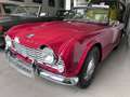 Triumph TR4 Cabriolet / Roadster aufwendig restauriert. Rouge - thumbnail 3