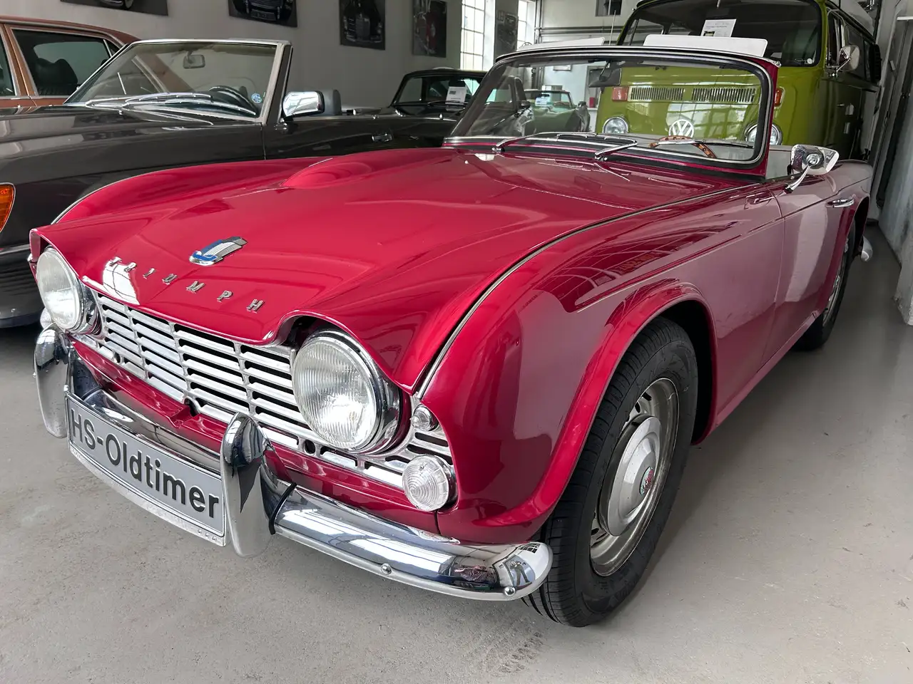Triumph TR4 Cabriolet / Roadster aufwendig restauriert., foto 3