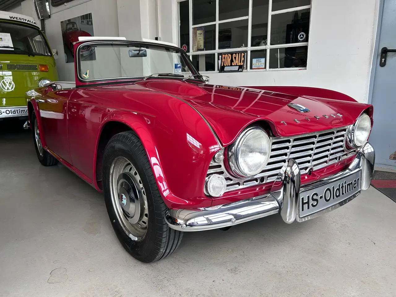 Triumph TR4 Cabriolet / Roadster aufwendig restauriert., foto 2