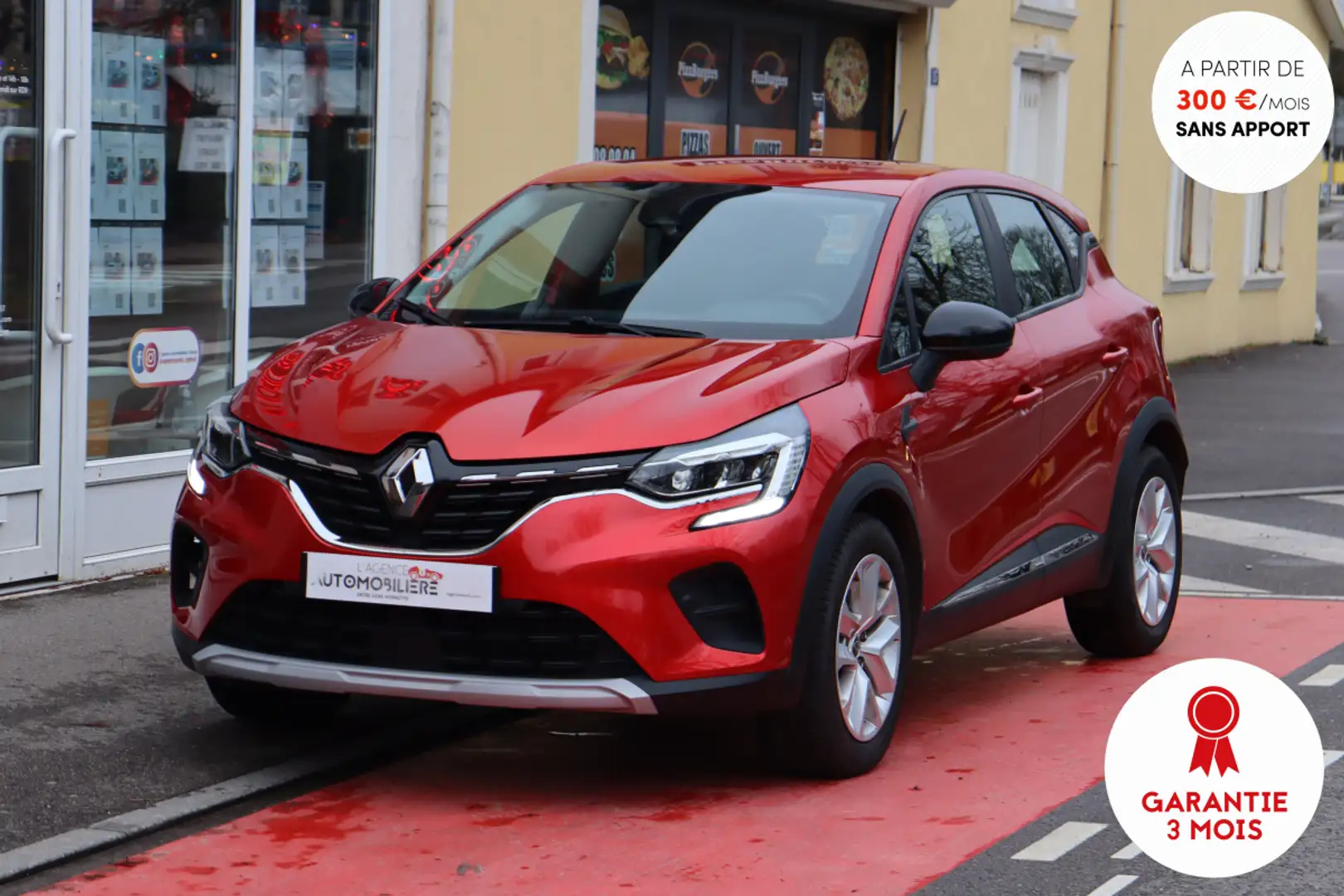 Renault Captur 1.5 BlueDCI 95 Business BVM (CarPlay, Caméra,...) Rosso - 1