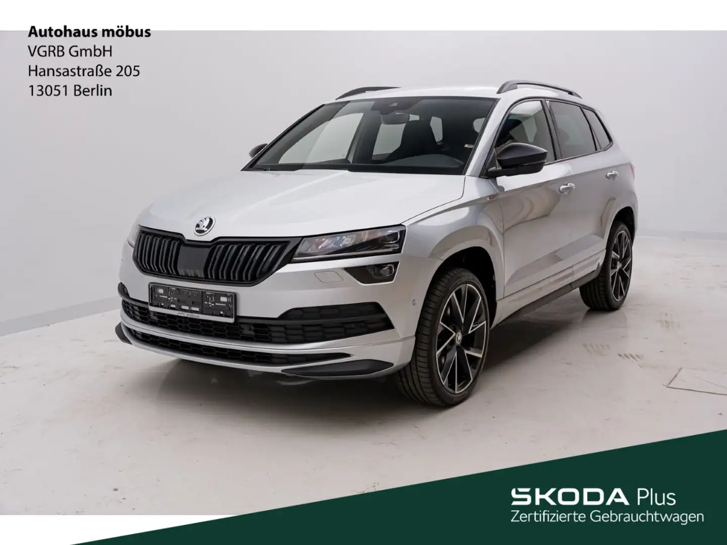 Skoda Karoq 1.5 TSI DSG*SPORTLINE*RFK*SUNSET*ACC*STAND Silber - 2