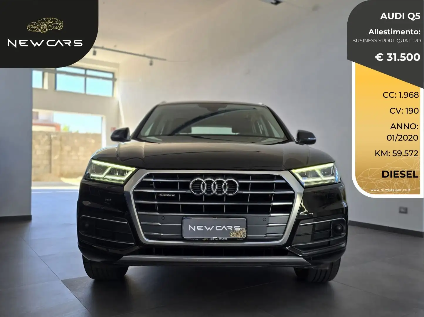 Audi Q5 Q5 II  40 2.0 tdi Business Sport quattro s-tronic Nero - 1