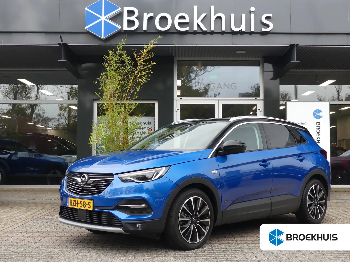 Opel Grandland X 1.6 Turbo Hybrid Ultimate | ADAPTIVE CRUISE | LEDE Blauw - 1