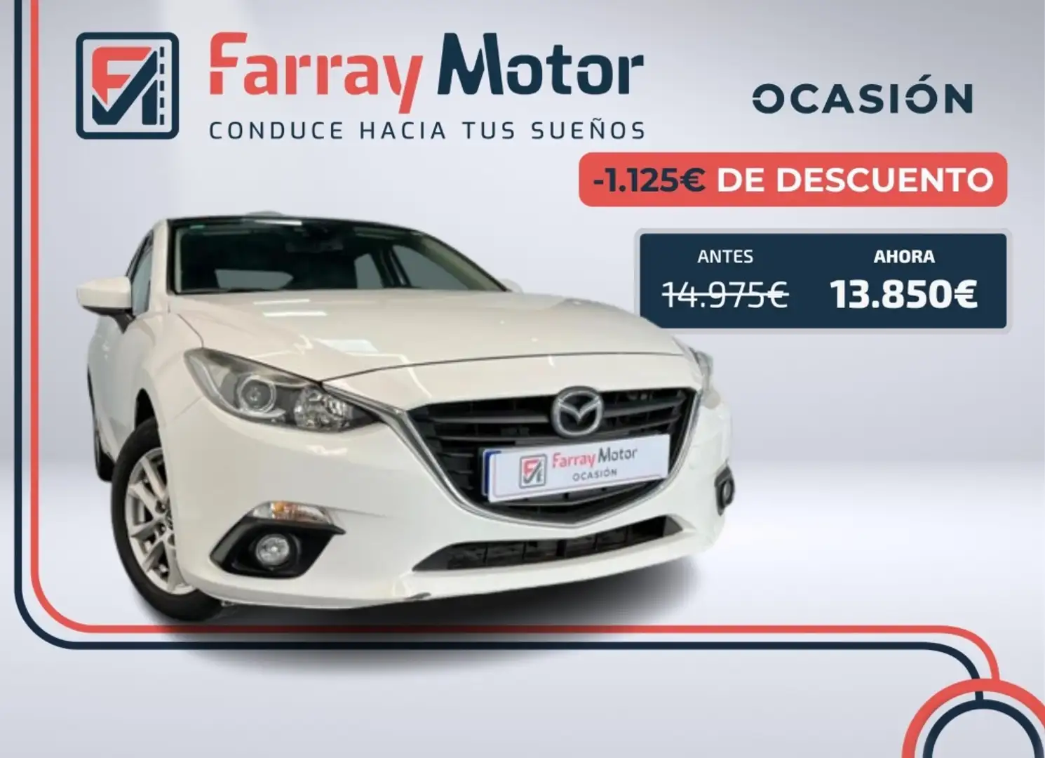 Mazda 3 1.5 Style Blanco - 1