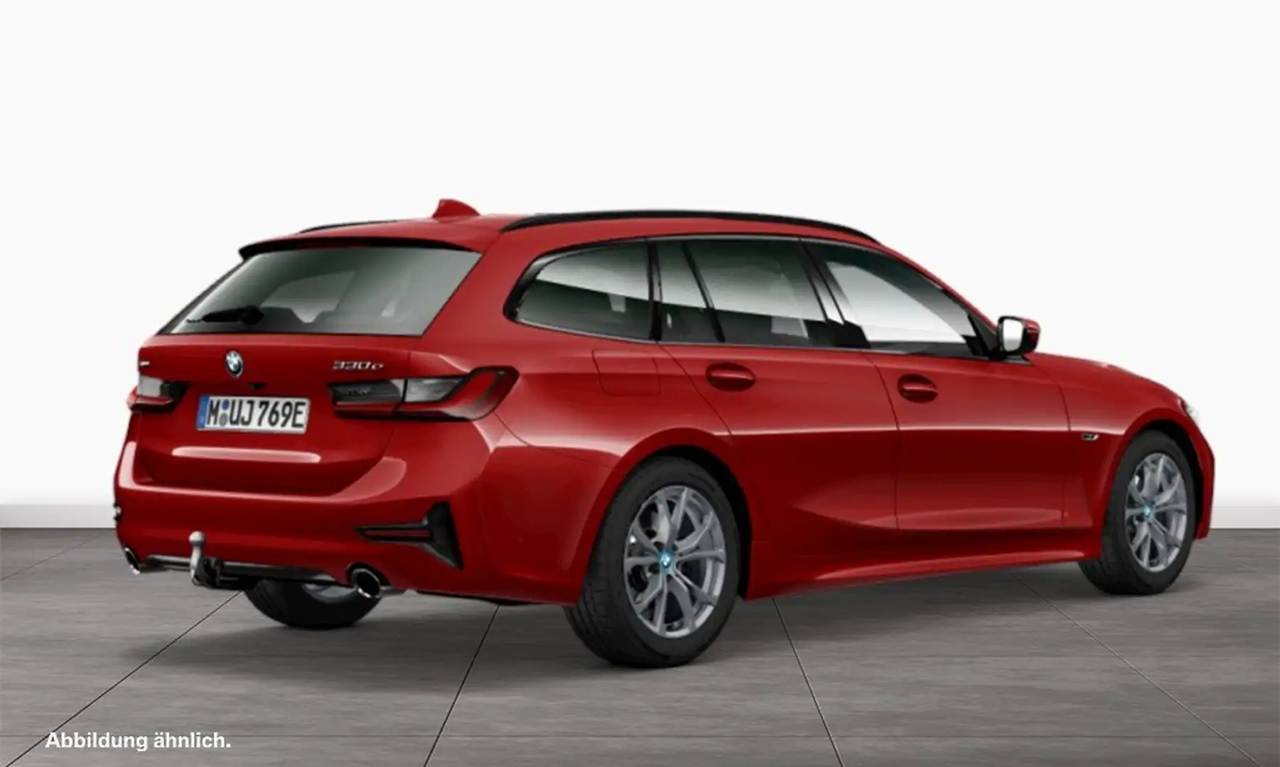 BMW 330 e xDrive Touring Sport Line Head-Up HiFi DAB Rosso - 2
