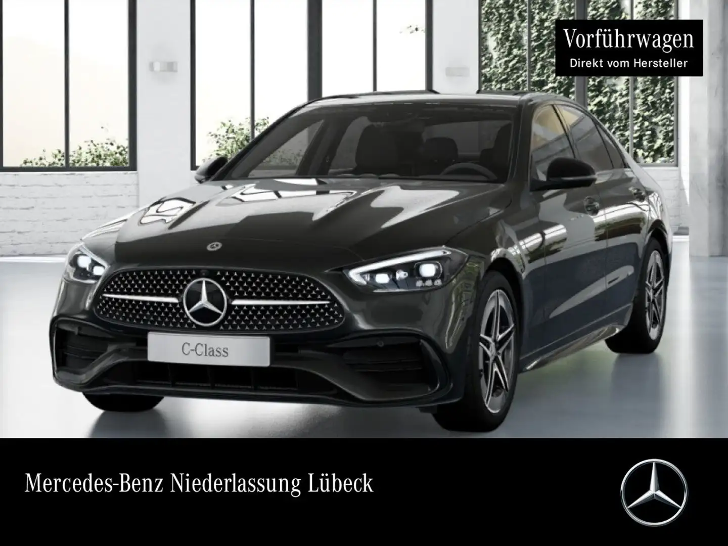 Mercedes-Benz C 200 AMG+NIGHT+PANO+360+TOTW+KEYLESS+9G Grau - 1