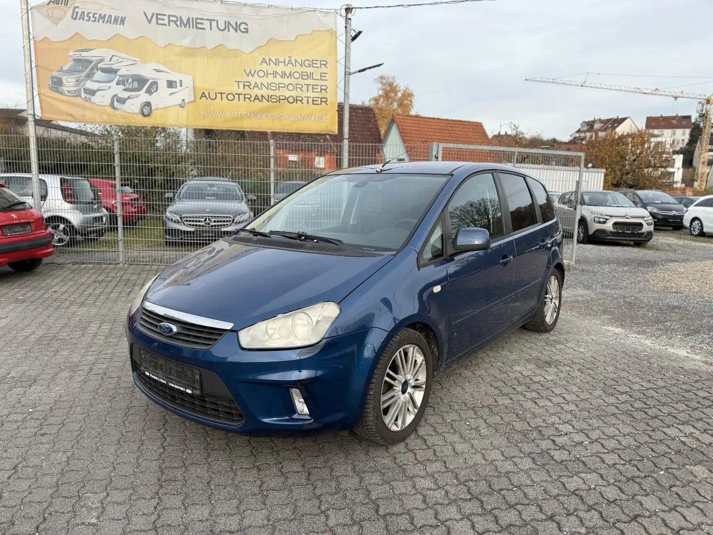 Ford C-Max 1.6 TDCi Style + Navi Klimaauto. Tüv 09.26 Blauw - 1