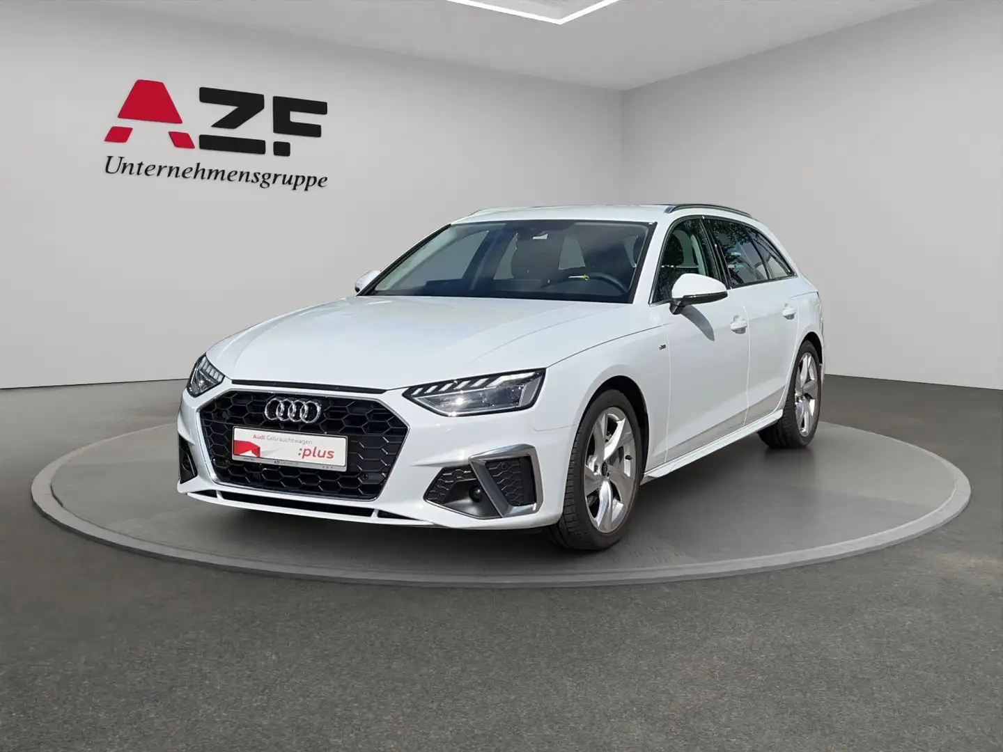 Audi A4 40 TDI S tronic S line AHK+NAVI+LED+ACC Weiß - 2